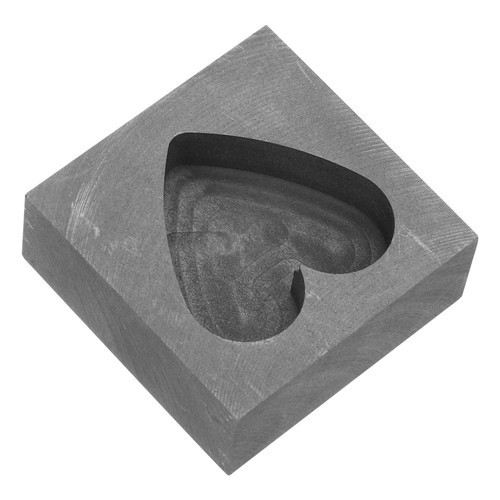 Graphite mold heart - graphite,