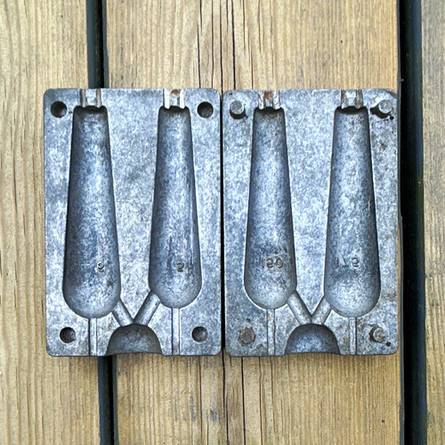 Metal sinker weight casting - metal,