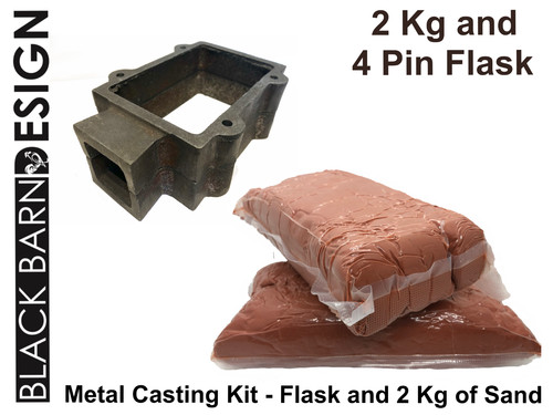 Sand casting kit flask - sand,