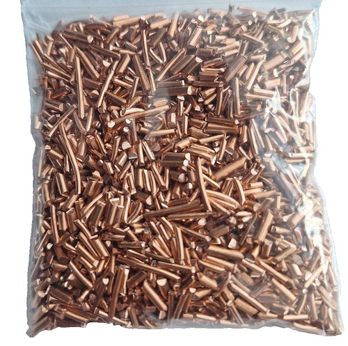 Raw copper chop grain - chop, shavings