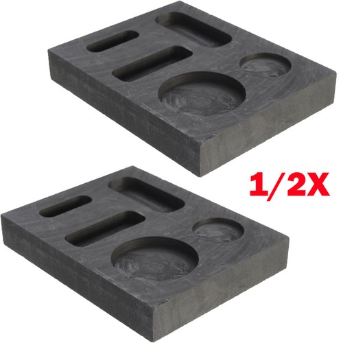 Graphite crucible ingot - 1/2x,