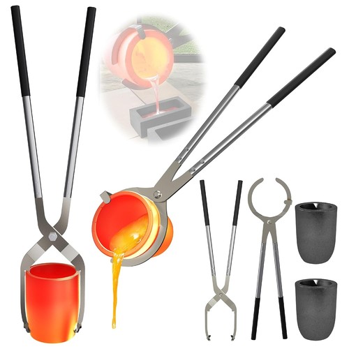 Crucible tongs set 6kg - crucible,