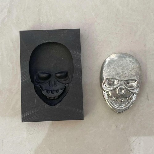Skull graphite ingot mold - skull,