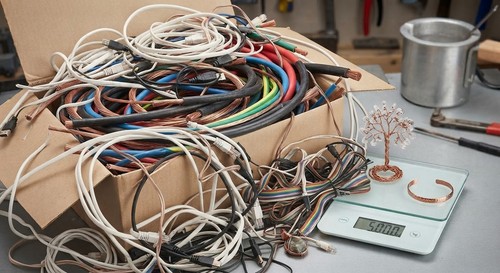 Copper cable wire for scrap - cable,