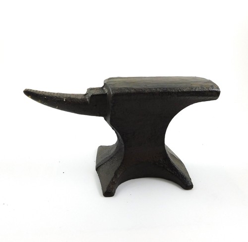 Cast iron small anvil - iron, rustic