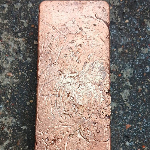 Copper bullion bar - copper, ingot,